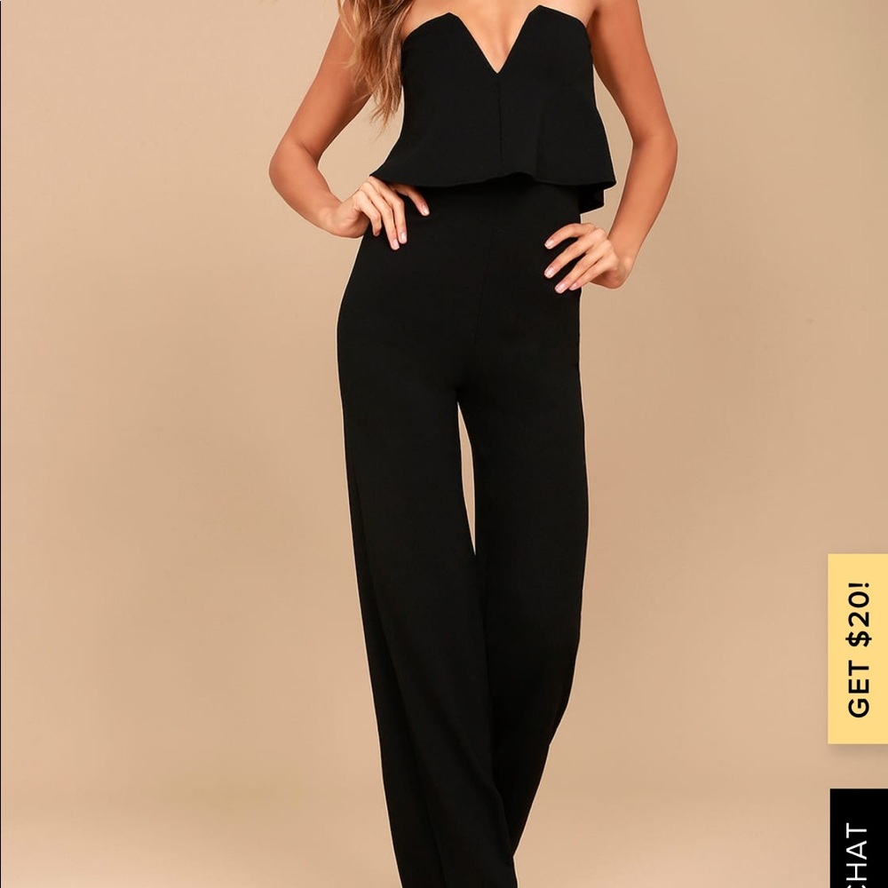Lulus sexy black jumpsuit.